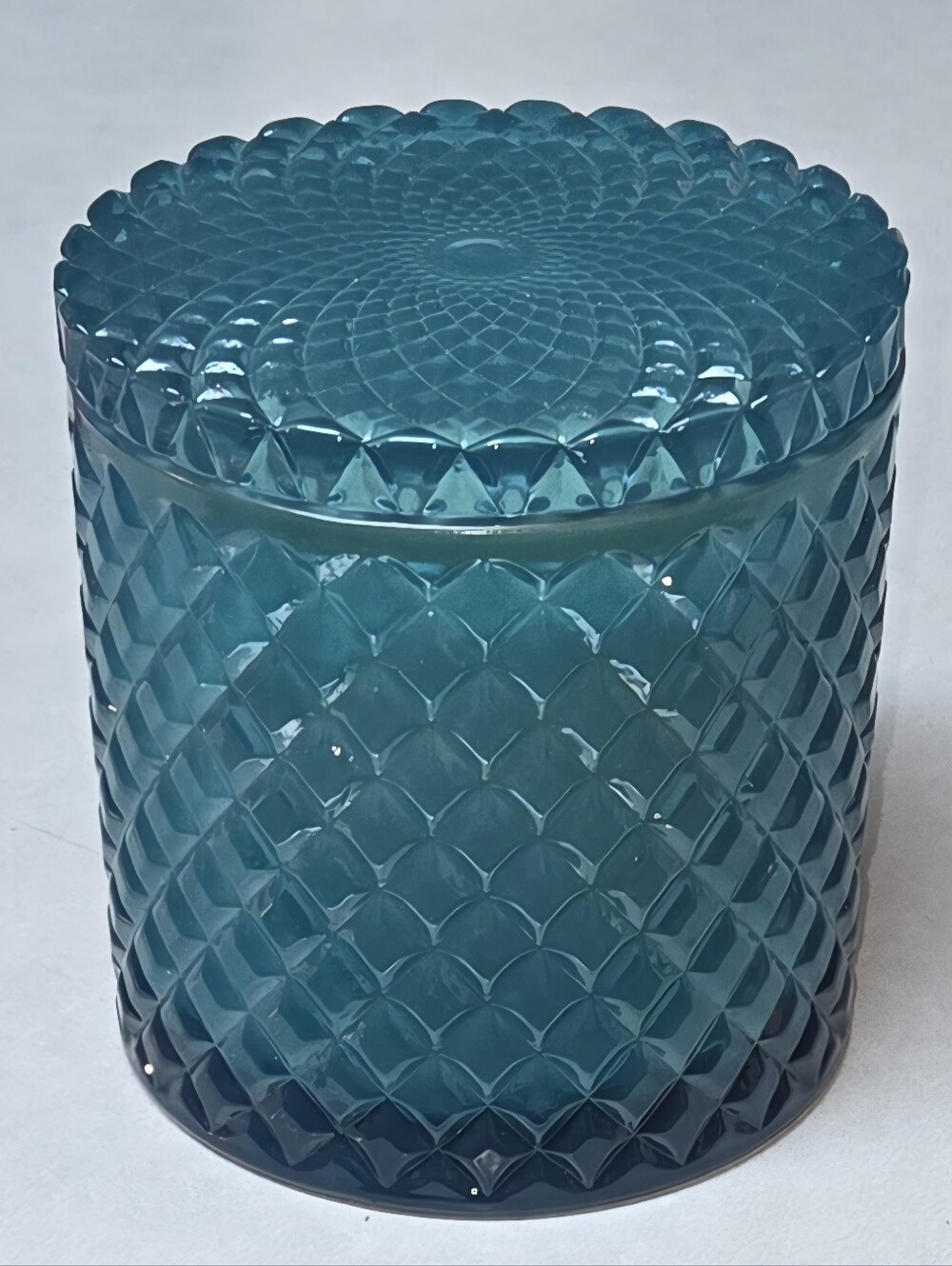 Sea and Sand Sugar Berry Jar Candle Quilted Glass Container 15 oz New